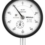 MITUTOYO 2046A Dial Gauge, Lug Back, ISO Type 10mm, 0,01mm